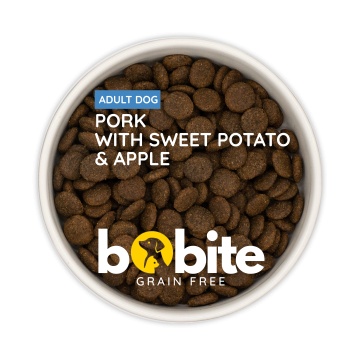 bobite hrana caini Bobite Grain Free porc in castron fara cereale