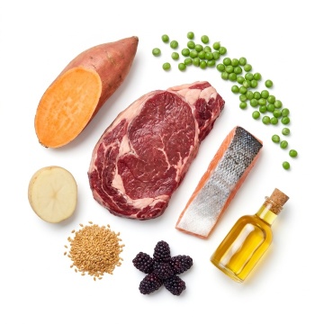 Bobite Grain Free câini adulți, vânat cu cartof dulce și mure - ingrediente