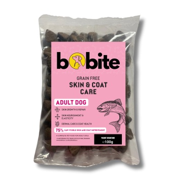 Bobite Peptide Plus hrana uscata caini adulti somon skin coat fara cereale