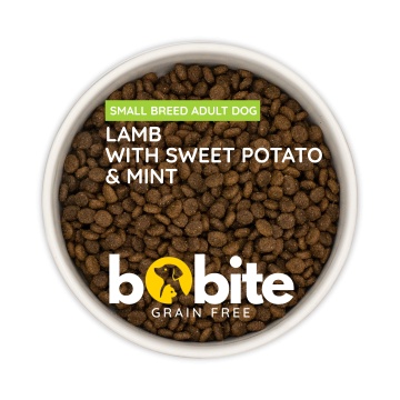 Bobite Grain Free hrana uscata caini adulti rasa mica miel cartof dulce menta fara cereale 2kg