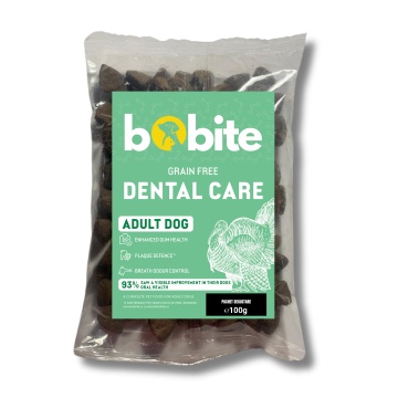 Bobite Peptide Plus hrana uscata caini adulti dental care curcan somon fara cereale