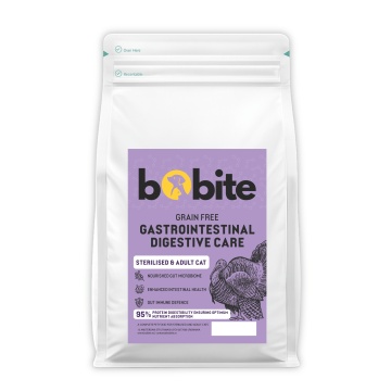 hrana hipoalergenica pisici Bobite Peptide+ curcan pentru digestie sensibila