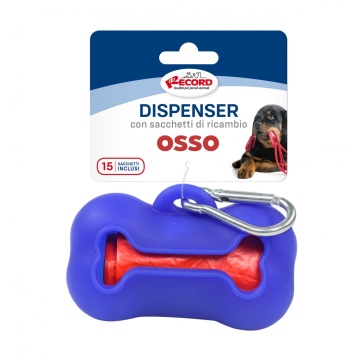 Dispenser pungi igienice, silicon Os - Albastru - Img 2