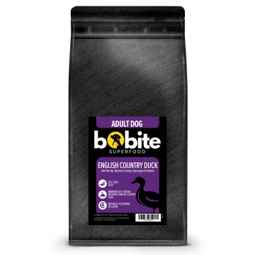 Bobite Superfood Câini Adult – Rață englezească de țară, Hrană uscată superpremium fără cereale