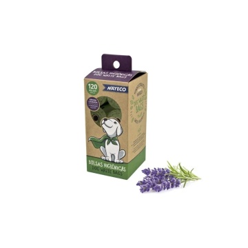 Pungi igienice, pentru caini - set 8 role x 15buc. - Lavanda - Img 2