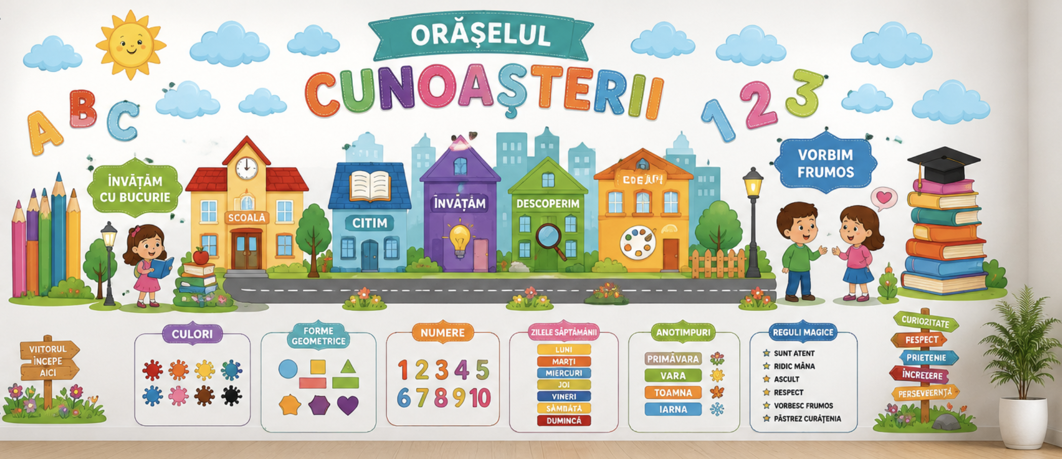 Stickere și planșe educative pentru școală – noutățile Sticky Art pentru noul an școlar