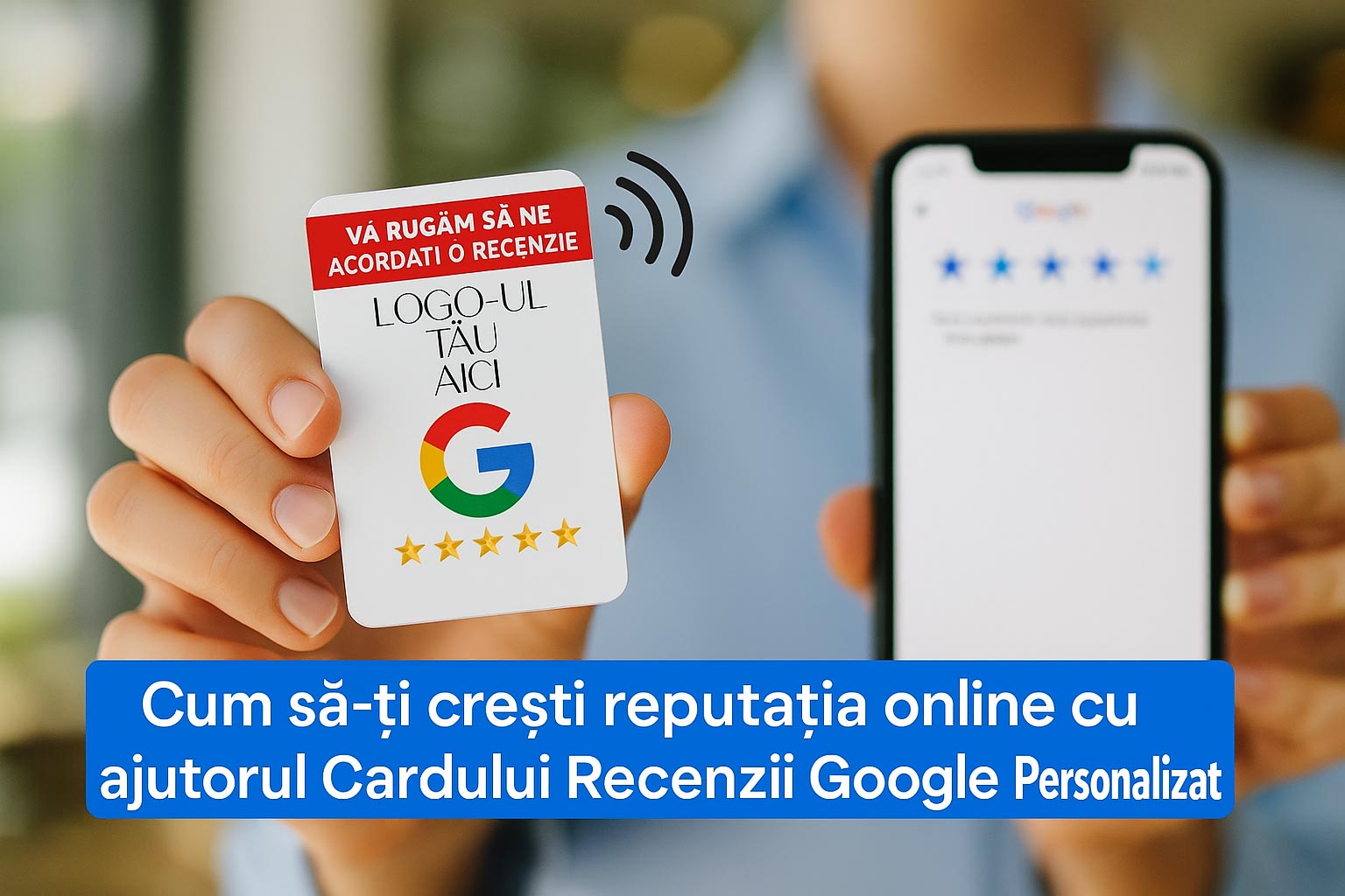 Cum să-ți crești reputația online cu ajutorul Cardului Recenzii Google Personalizat