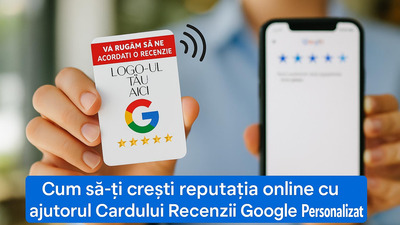 Cum să-ți crești reputația online cu ajutorul Cardului Recenzii Google Personalizat