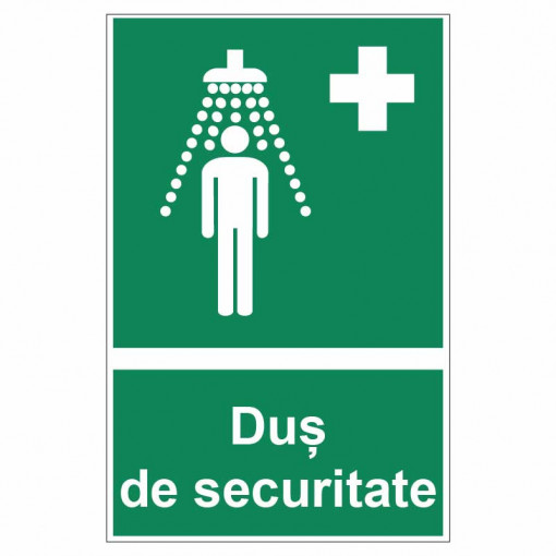 Sticker indicator Dus de securitate