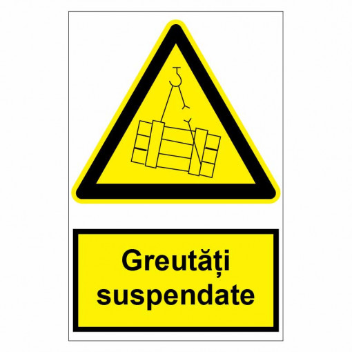 Sticker indicator Greutati suspendate