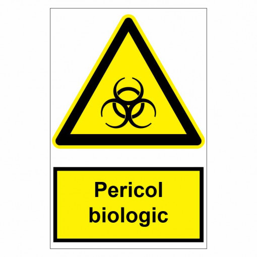 Sticker indicator Pericol biologic