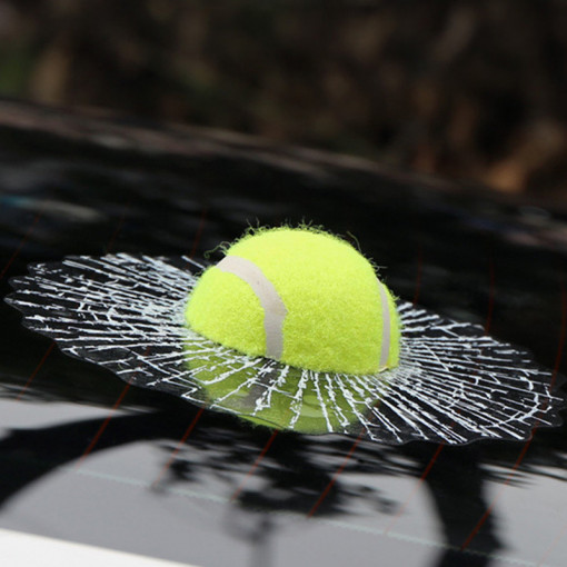 Sticker masina Watch out! Tennis Ball 17x17x3 cm