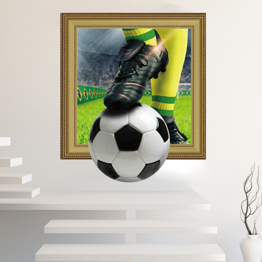 Sticker perete 3D Fotbal