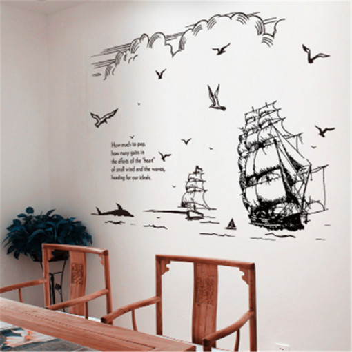 Sticker perete Sail Across Oceans