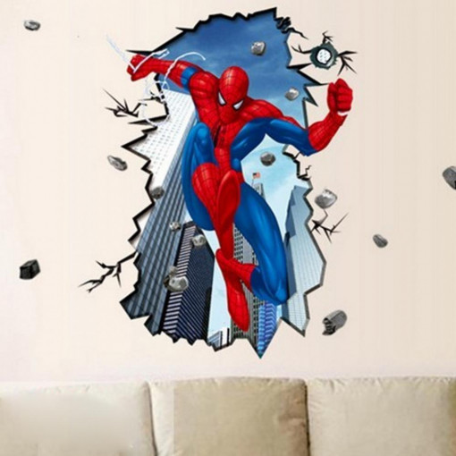 Sticker perete Spiderman 3D - Disney Marvel