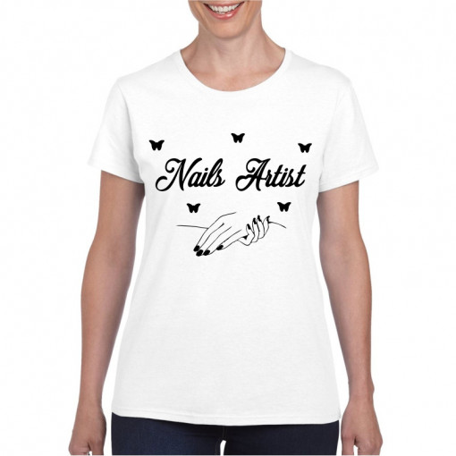 Tricou personalizat dama Nail Salon 2