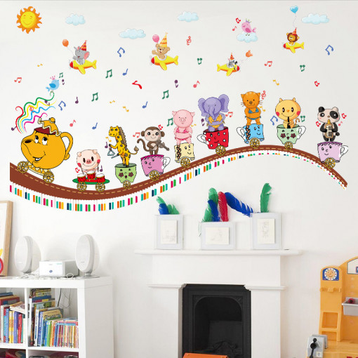 Sticker perete Animals Music Band