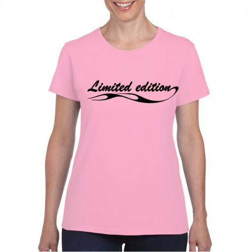 Tricou personalizat dama roz Limited Edition