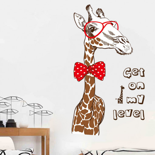 Sticker perete Funny giraffe