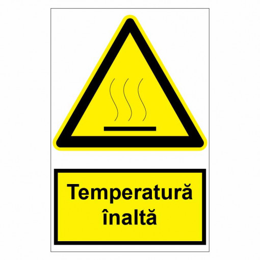 Sticker indicator Temperatura inalta