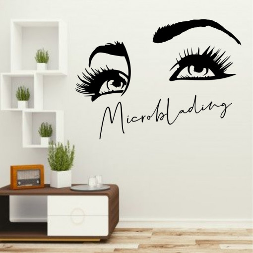 Sticker perete Microblading