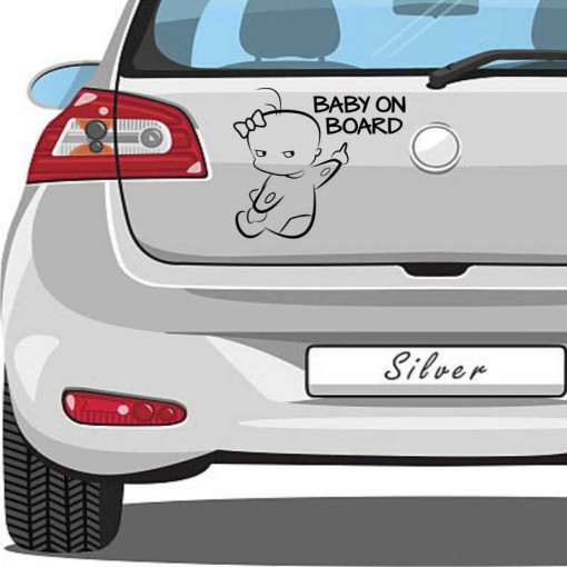Sticker auto Small Baby on Board