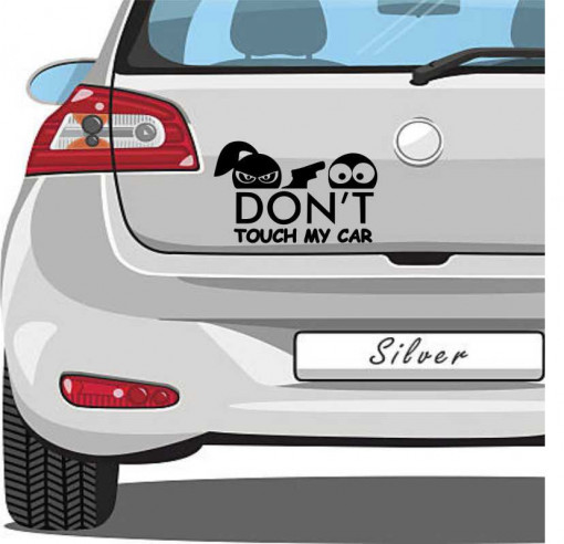 Sticker auto Don t Touch My car 2