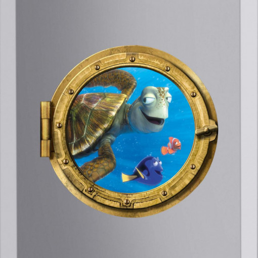 Sticker decorativ Turtle 45 x 43 cm