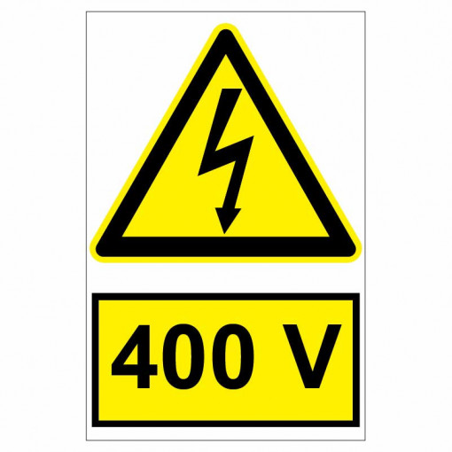 Sticker indicator 400V