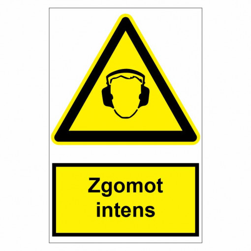 Sticker indicator Zgomot intens