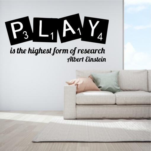 Sticker perete Einstein - Play