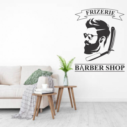 Sticker perete Frizerie 17