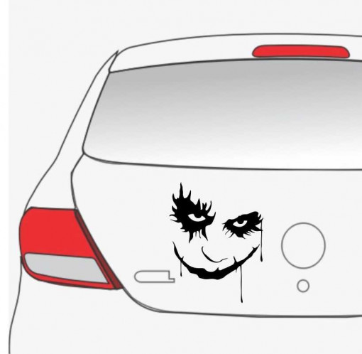 Sticker auto Joker Face