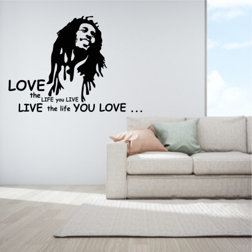 Sticker perete Bob Marley
