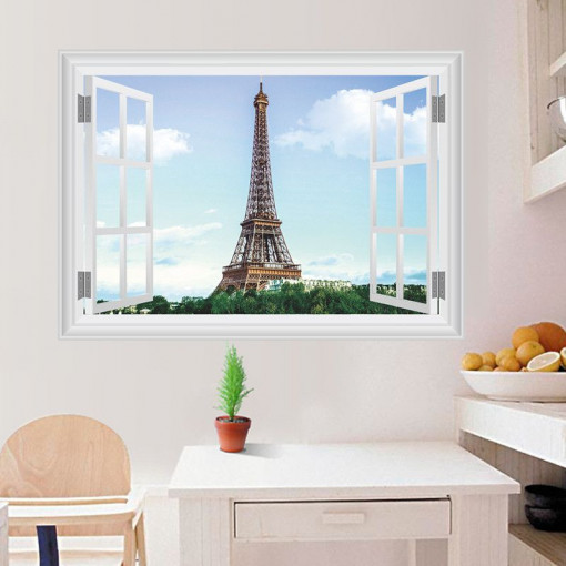 Sticker perete Fereastra Paris