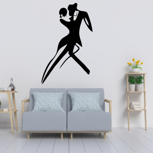 Sticker perete Silueta dansatori tango