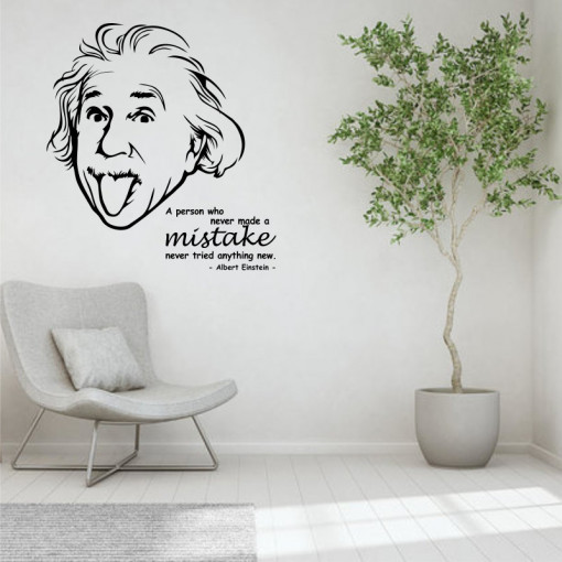 Sticker perete Einstein - Anything new