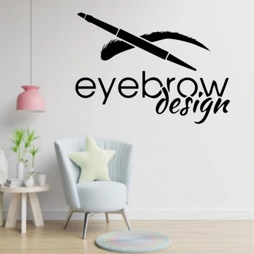 Sticker perete Eyebrow Design