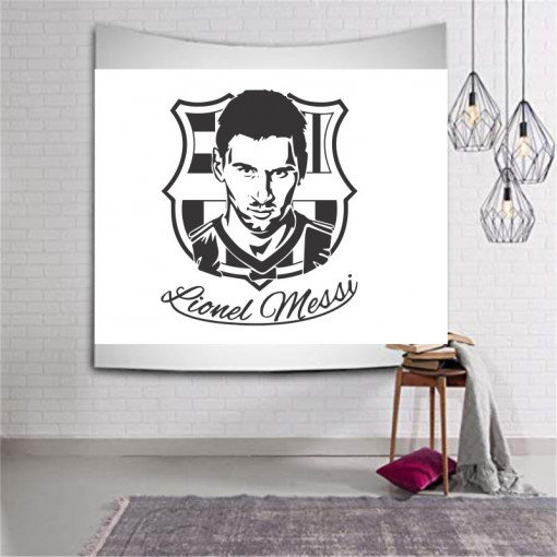 Sticker perete Silueta Lionel Messi