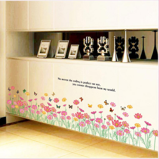 Sticker Crizanteme perete / geam
