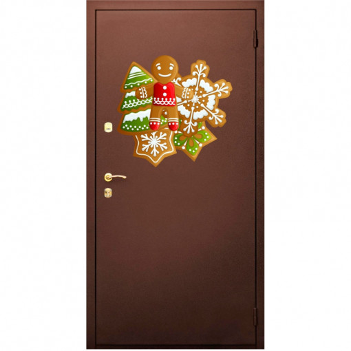 Sticker decorativ Decoratiune Craciun Turta Dulce