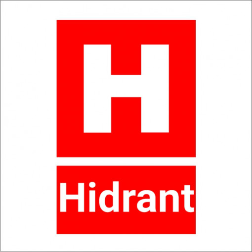 Sticker indicator Hidrant