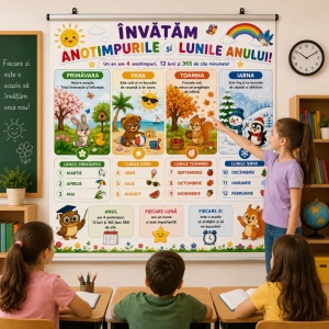 Plansa Educativa Anotimpurile