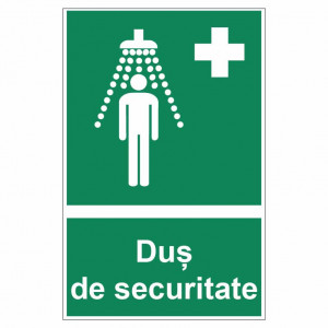 Sticker indicator Dus de securitate