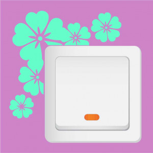Sticker intrerupator Flori - Img 11