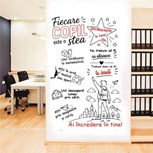 Sticker perete Fiecare Copil Este o Stea
