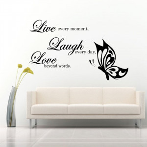 Sticker perete Love Beyond Words