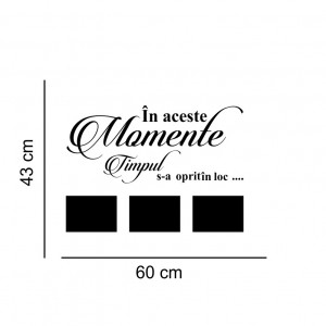 Sticker perete personalizat In aceste momente (3 rame foto) - Img 4