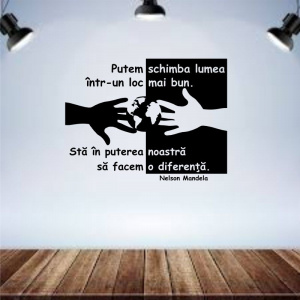 Sticker perete Sta in puterea noastra 1