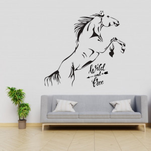 Sticker perete Wild and Free - Img 1